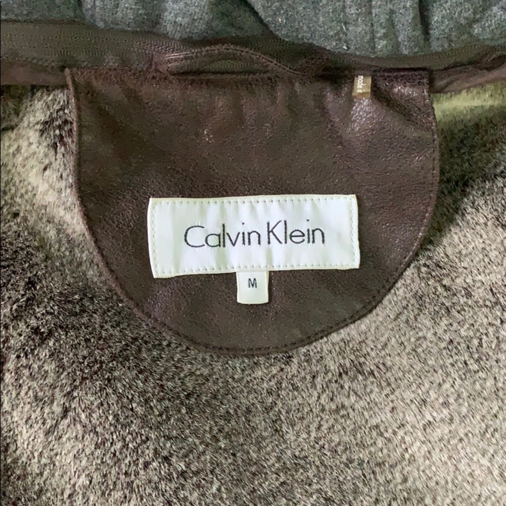 Men’s Calvin Klein fur lined jacket with hood